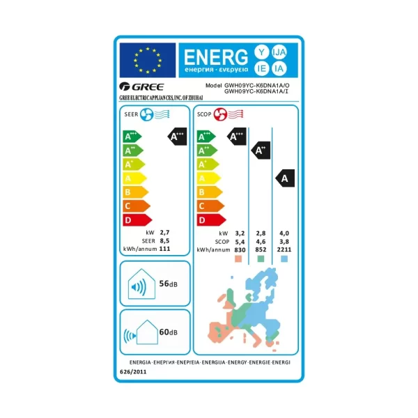 Klimatska naprava Amber Nordic GWH09YD-S6DBA1A/I-S6DBA2A/O - Image 4